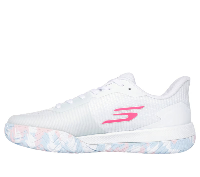 Zapatillas Skechers Vipers Court 2.0 Blanco Rosa