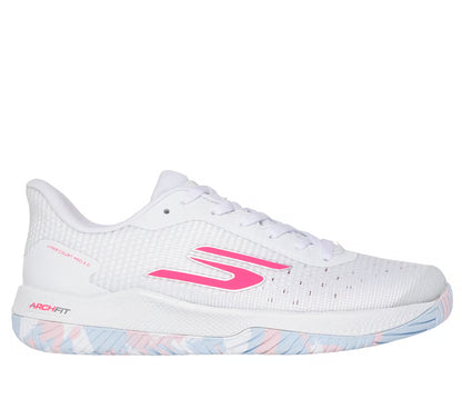 Zapatillas Skechers Vipers Court 2.0 Blanco Rosa
