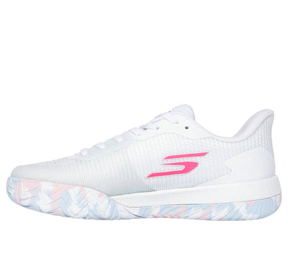 Zapatillas Skechers Vipers Court 2.0 Blanco Rosa